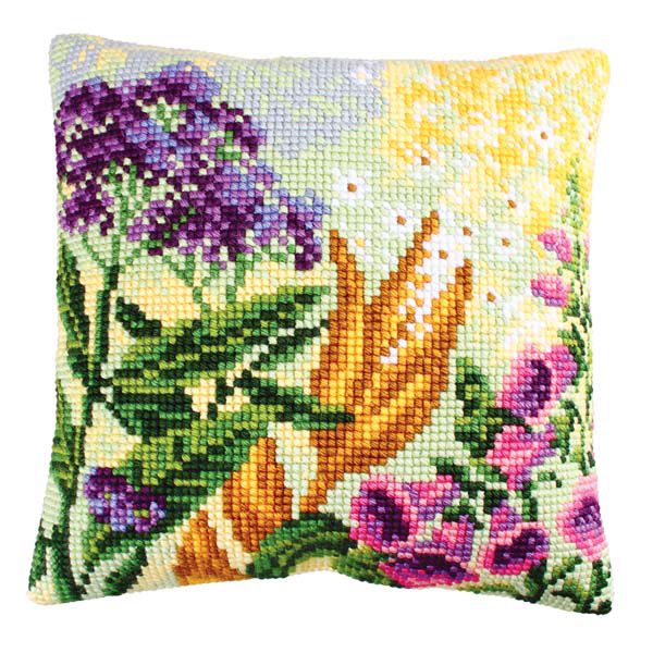 Набор для вышивания крестом Collection D'Art  "Цветное лето-1" 5188