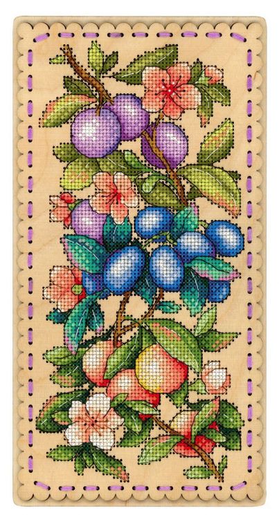 Набор для вышивания Щепка "Сливовое ассорти" О-031