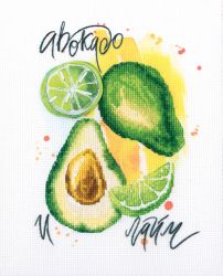 DT-C011 Набор для вышивания РТО "Авокадо и лайм"
