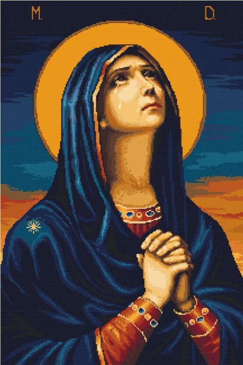 B443 Набор для вышивания Luca-S "Богородица Всех Скорбящих Радость"
