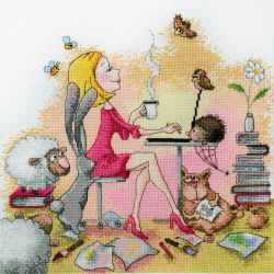 15.001.20 Набор для вышивания Марья Искусница "Творческая натура" по рисунку Elina Ellis