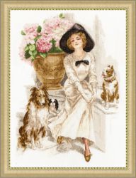 ЧМ-056 Набор для вышивания Золотое Руно "Юная леди"