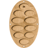 Органайзер для бисера с деревянной крышкой ВОЛШЕБНАЯ  СТРАНА FLZB-055 12*19.5см, 10 ячеек