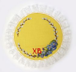 21.003.07 Набор для изготовления салфетки Марья Искусница "Пасхальный венок"