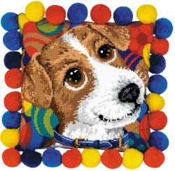 1675 Набор для вышивания Риолис Подушка "Щенок"