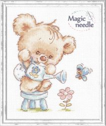 17-17 Набор для вышивания Чудесная игла "МОЙ ЦВЕТОЧЕК"