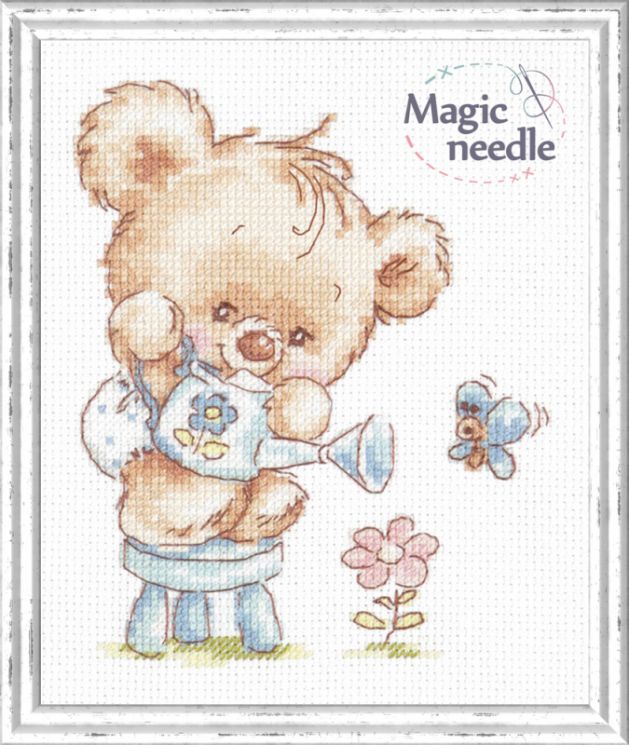 17-17 Набор для вышивания Чудесная игла "МОЙ ЦВЕТОЧЕК"