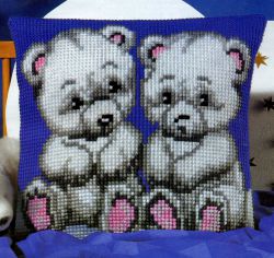 Подушка "Друзья медвежата" (Vervaco)