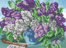 НКБ-060 Набор для вышивания бисером ТМ Наследие "Букет сирени"