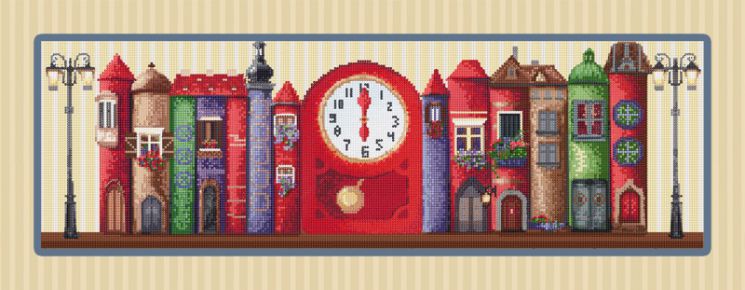 БС-039 Алмазная мозаика (кругл) Наследие "Книжный город"