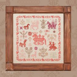 0043-КО-С Схема для вышивания Owlforest «Конь-огонь»