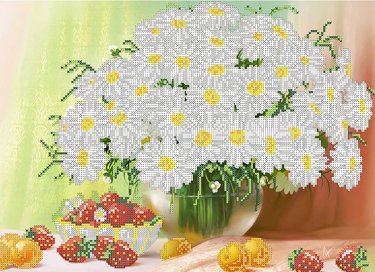КБ-185 Схема для вышивания бисером ТМ Наследие "Лето"
