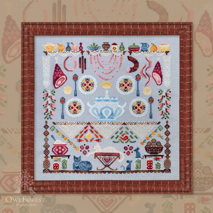 Набор для вышивания Owlforest "Солянка" 0162-Б-Н-3Bf