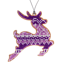 Набор для вышивания бисером по дереву ВОЛШЕБНАЯ СТРАНА FLK-143, 9*10см