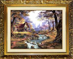 O-593 Алмазная мозаика МИЛАТО "Осенний ручеек"