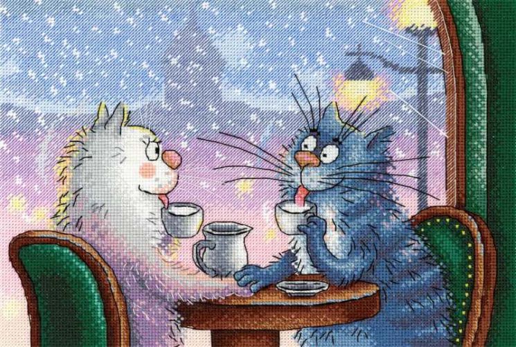 НВ-738 Набор для вышивания М.П.Студия "Замурчательное свидание"