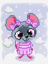 БСА4-075 Алмазная мозаика ТМ Наследие "Крыска Анфиска"