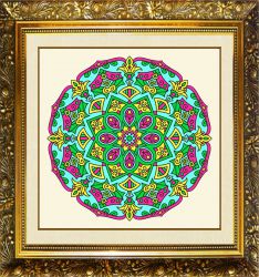 MD-004 Алмазная мозаика МИЛАТО "Мандала Здоровье" 