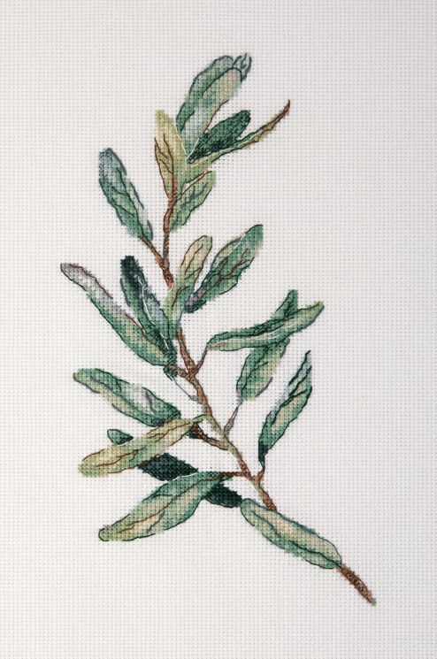 C-7300 Набор для вышивания Панна "Веточка оливы"
