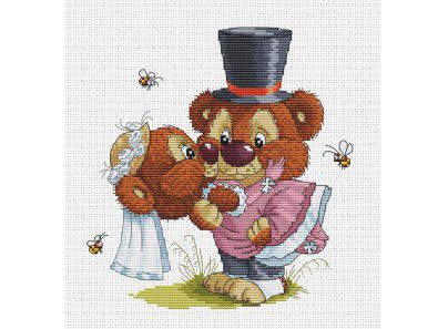 Набор для вышивания крестом Белоснежка "Свадьба" 128-14