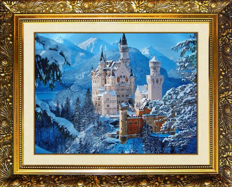  Алмазная мозаика МИЛАТО "Замок" R-709