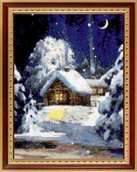 Алмазная мозаика PSP "Зимняя сказка" 151 