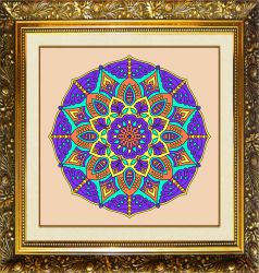 MD-013 Алмазная мозаика МИЛАТО Мандала "Мудрость"