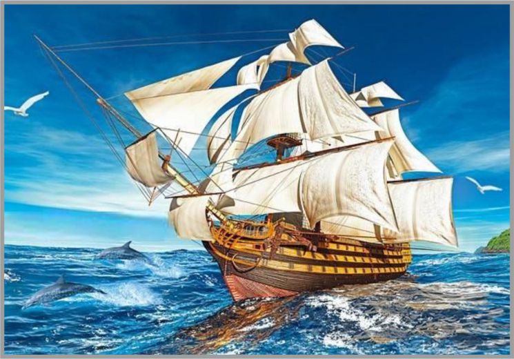 NR-73 Алмазная мозаика Милато "Морская прогулка"