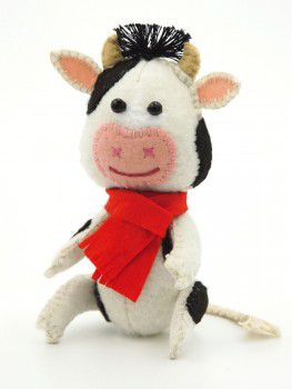 ПФД-1074 Набор ПЕРЛОВКА для изготовления игрушки "Бычок Красавчик"