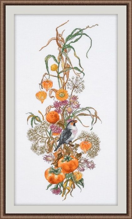 Набор для вышивания крестом ОВЕН "Осенняя композиция" 949