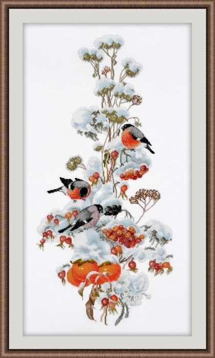 Набор для вышивания крестом ОВЕН "Зимняя композиция" 950