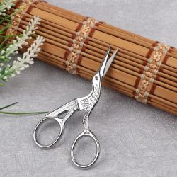 3763361 Ножницы для вышивания «Цапельки», 9 см, цвет серебряный