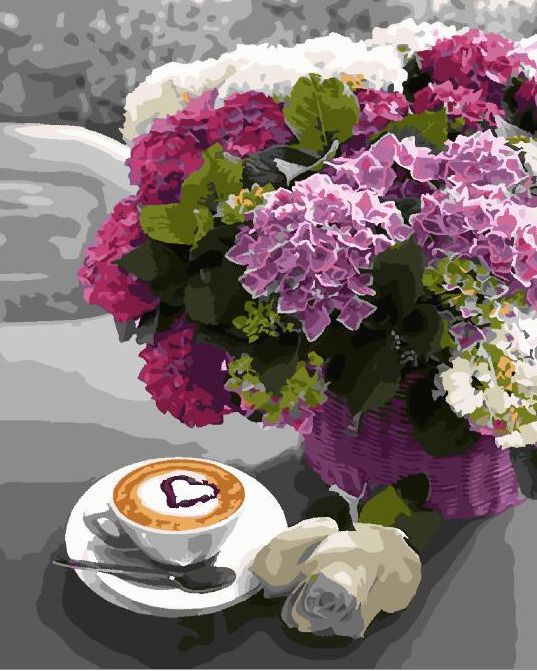 GX28618 Картина по номерам Paintboy "Нежный букет"