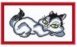 043 Набор для вышивания ОВЕН "Кошечка"