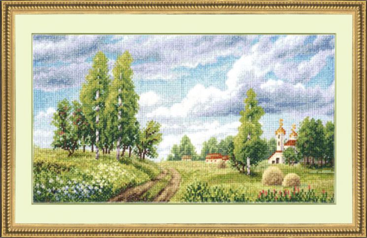 Набор для вышивания крестом ЗОЛОТОЕ РУНО "Поле" ВМ-005